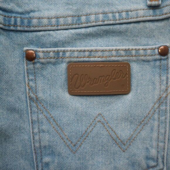 Wrangler Cowboy Cut Slim Fit Light Wash Western Jeans 1014MWZGH Women's 9 x 34 - Picture 9 of 13